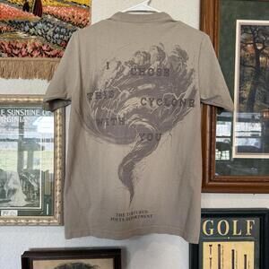 NWOT Taylor Swift The Tortured Poets‎ Department Brown Tour Shirt Size Small